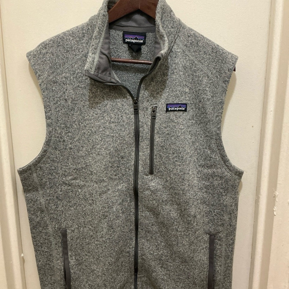 PATAGONIA Better Sweater Vest XL Grey Fleece